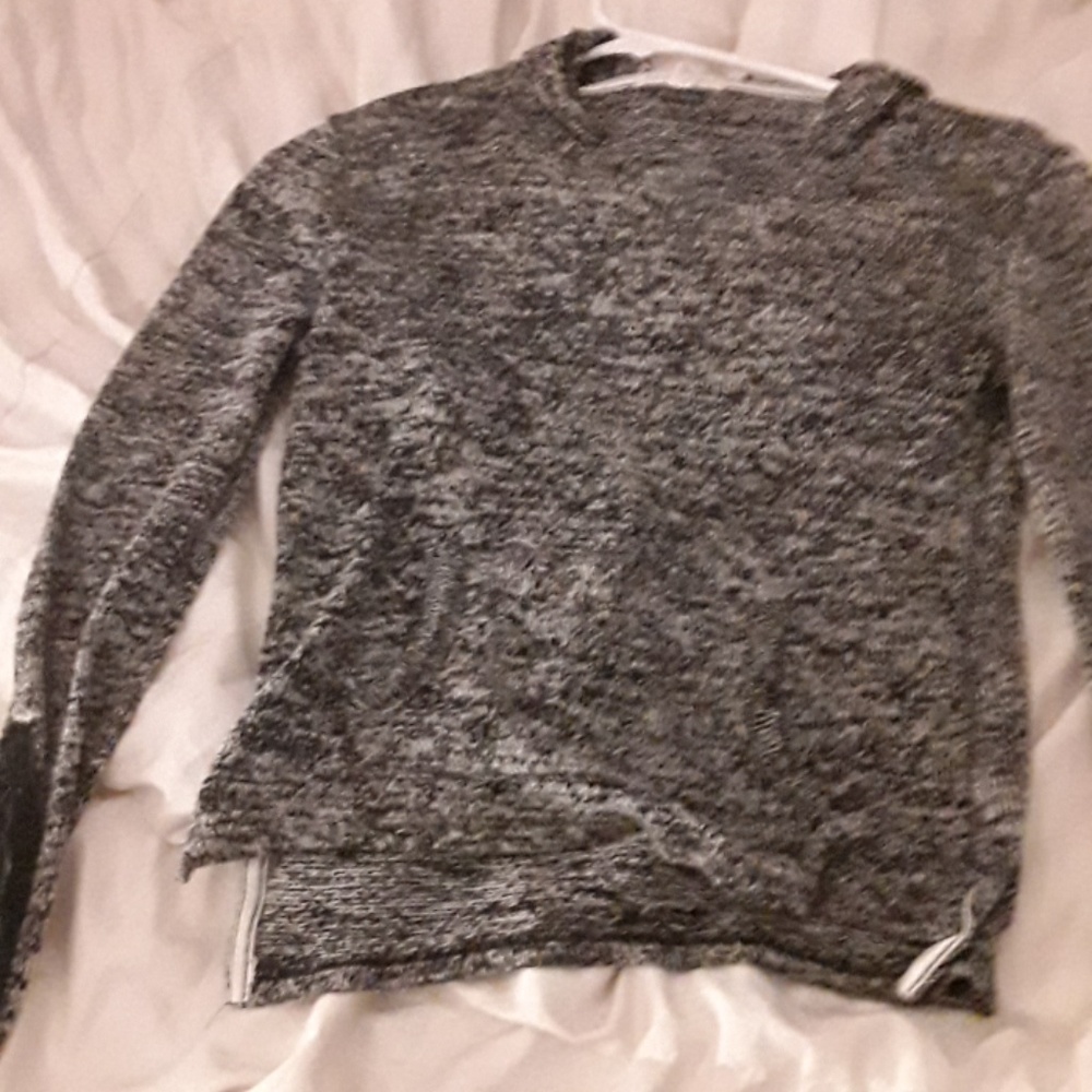 knit grey sweater from aéropostale